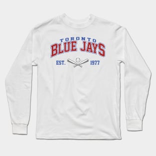 Retro Blue Jays Long Sleeve T-Shirt